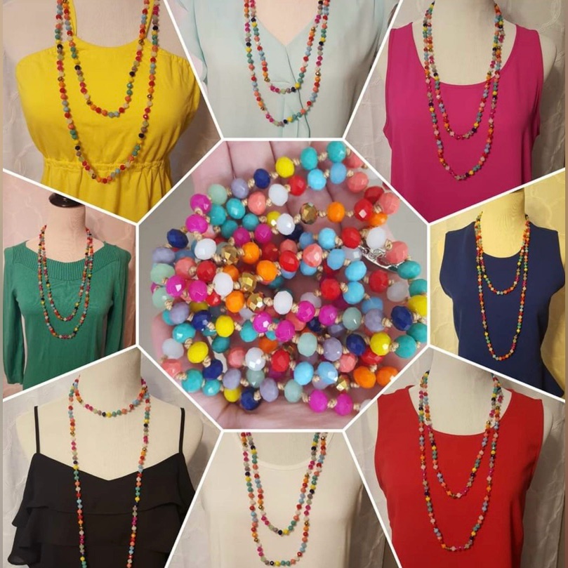 Nib Plunder Levi Multicolor Beaded Necklace